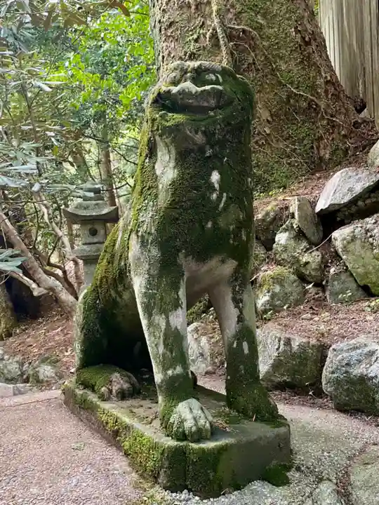 川上山若宮八幡宮の狛犬