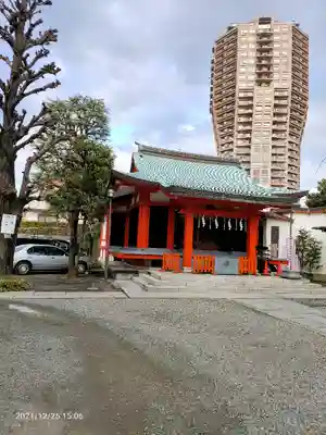 麻布氷川神社の本殿・本堂