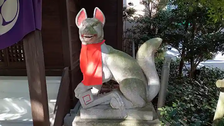 茶ノ木神社の狛犬