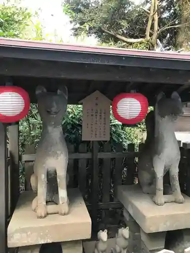 松江城山稲荷神社の狛犬