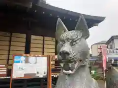 嶋館神社の狛犬