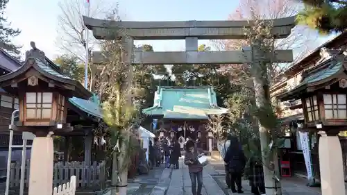 高円寺天祖神社の鳥居