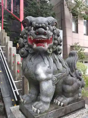 三田春日神社の狛犬