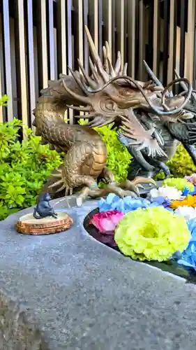 駒込妙義神社の手水舎