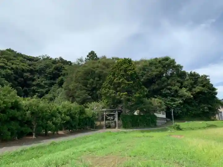 白幡神社の周辺