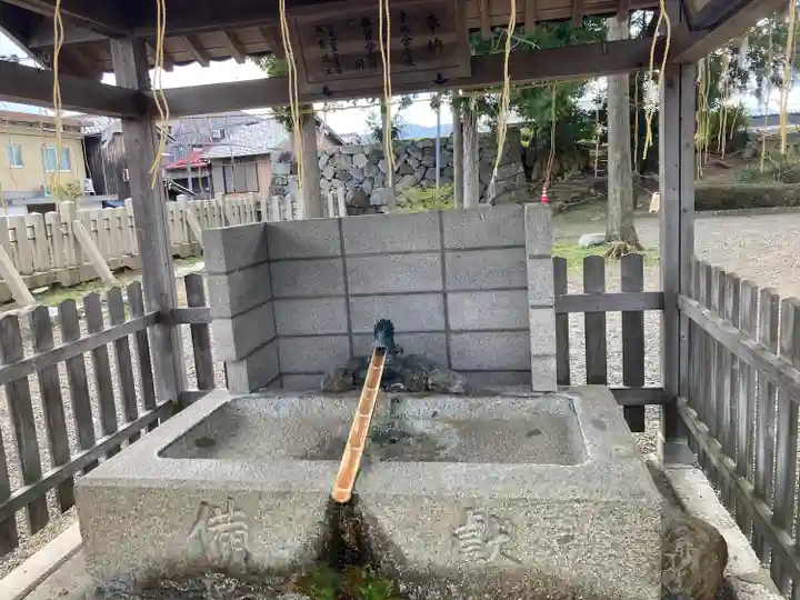 小浜神社の手水舎