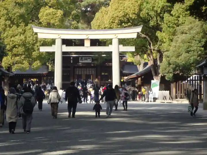 明治神宮の鳥居