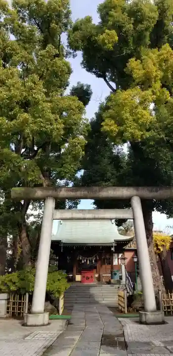 小村井 香取神社の鳥居