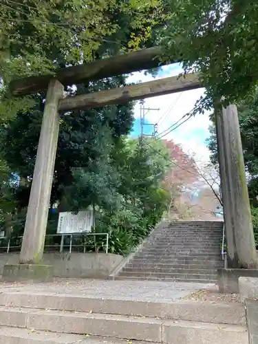 所澤神明社の鳥居