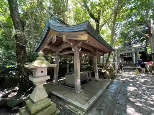 八百富神社の手水舎