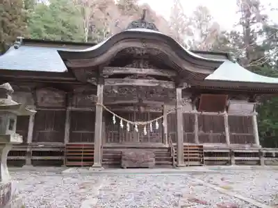 木幡山隠津島神社(二本松市)の本殿・本堂