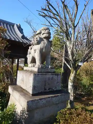 境香取神社の狛犬