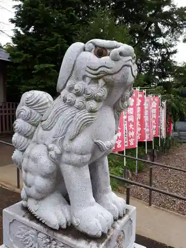 櫻岡大神宮の狛犬