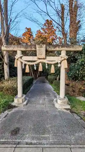 神明神社の鳥居