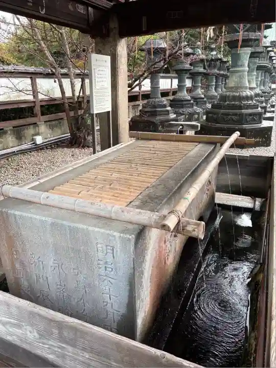 上野東照宮の手水舎