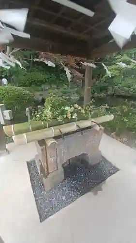 貫井神社の手水舎