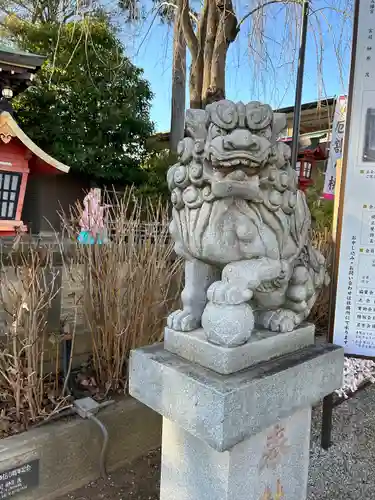 川越八幡宮の狛犬