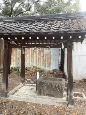 二ツ杁神明社の手水舎