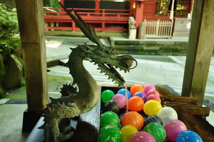 富士山東口本宮 冨士浅間神社の手水舎