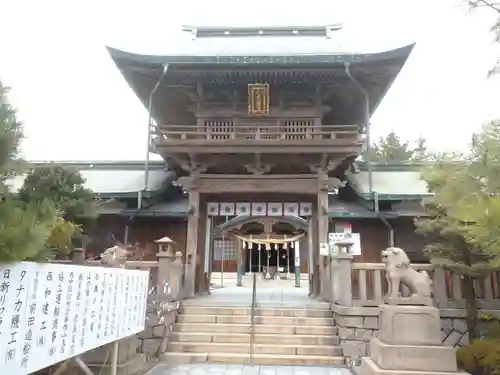 彦島八幡宮の山門・神門