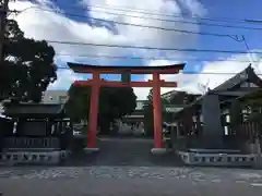 五社神社　諏訪神社の鳥居