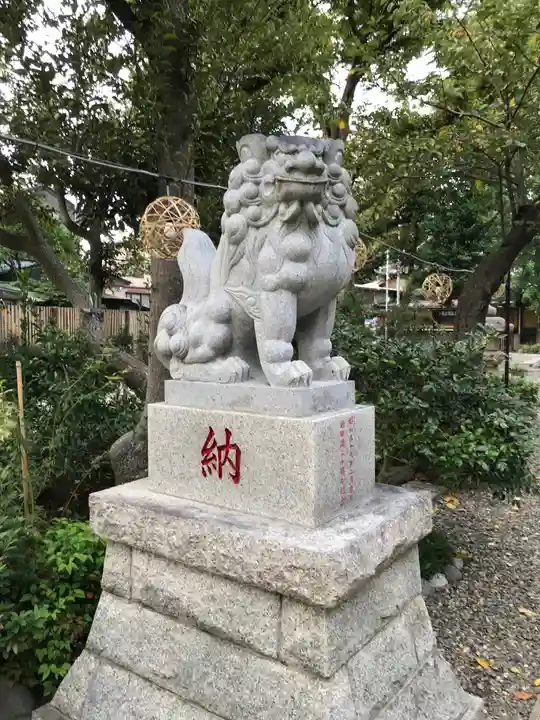 菊田神社の狛犬