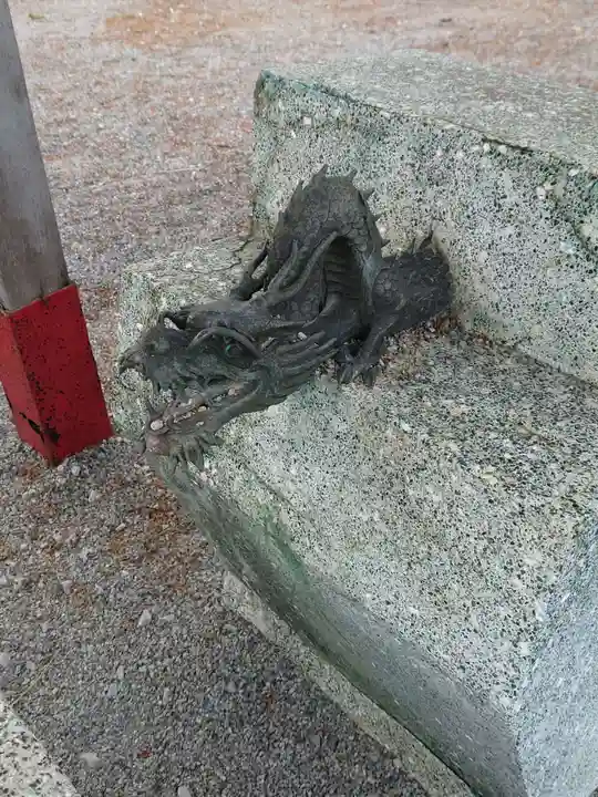 枝幸厳島神社の手水舎