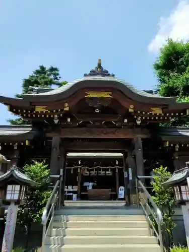 鳩ヶ谷氷川神社の山門・神門