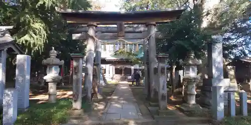 沓掛香取神社の鳥居