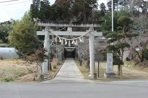 宮谷八幡神社の鳥居