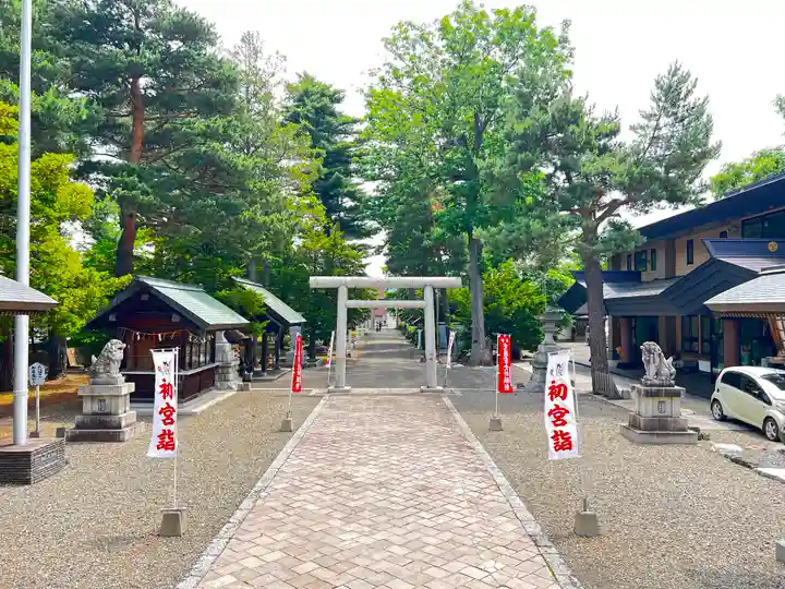 富良野神社の鳥居