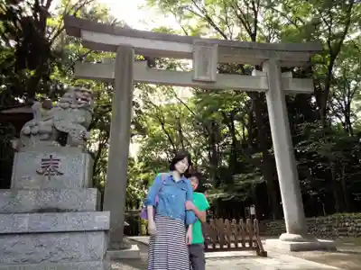 谷保天満宮の鳥居