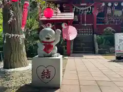 鹿角八坂神社の像