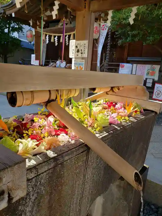 鳩森八幡神社の手水舎