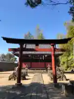 青毛五柱神社の鳥居