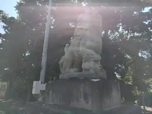 沼田神社の狛犬