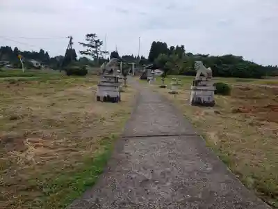 熊野神社の狛犬