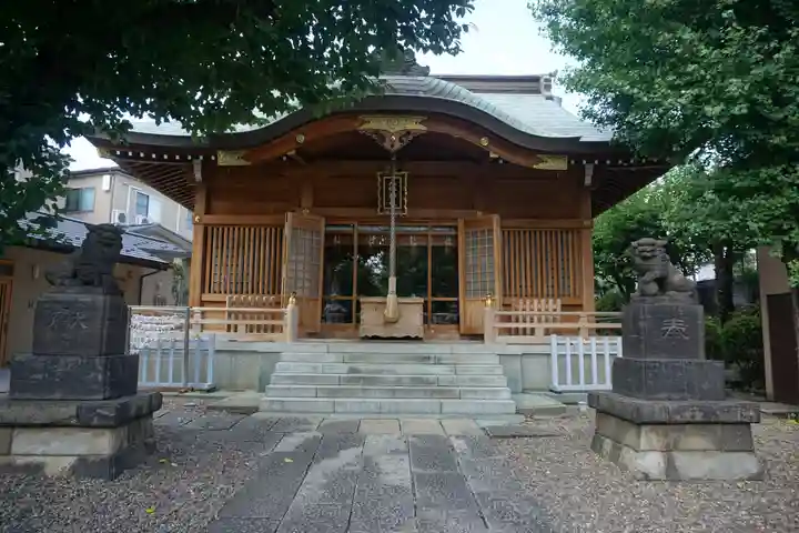 田端八幡神社の本殿・本堂
