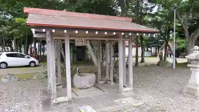 標津神社の手水舎