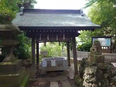 経堂天祖神社の手水舎