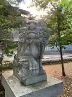 富良野神社の狛犬