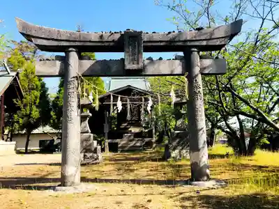 下庄八幡神社の鳥居