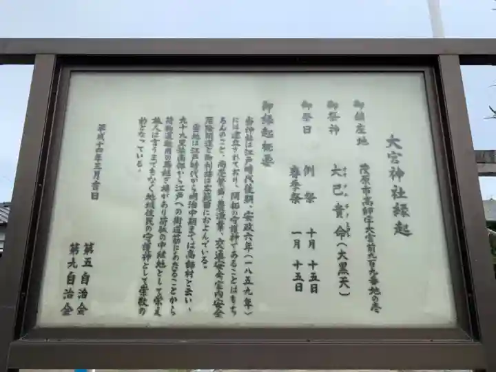 大宮神社の歴史