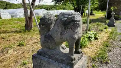 湯内神社（大熊神社）の狛犬