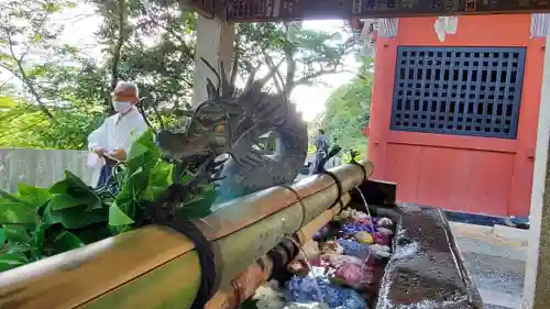 楽法寺（雨引観音）の手水舎