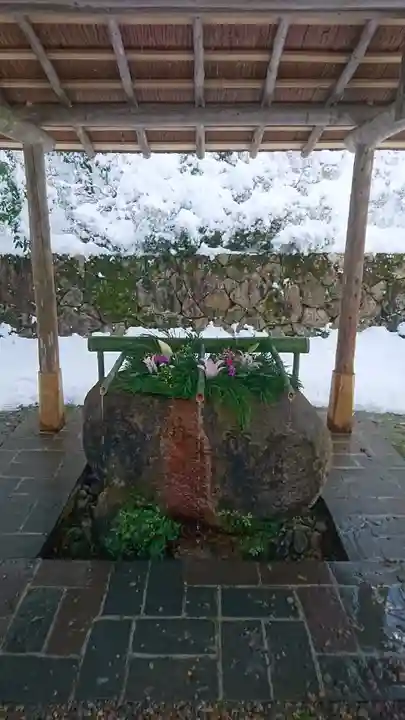 如意寺の手水舎