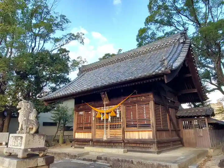 八劔社(上重原八劔社)の本殿・本堂