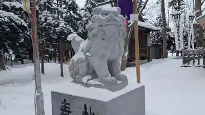 八幡愛宕神社（旭川神社）の狛犬