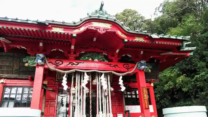 海南神社の本殿・本堂