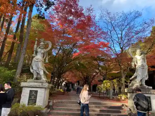 鉾立山天王院の像